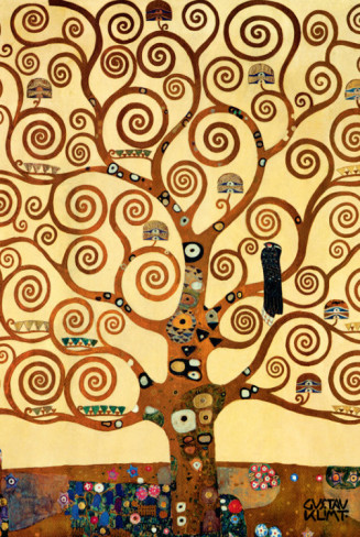 The Tree Of Life, Stoclet Frieze, C.1909 - Gustav Klimt Painting - Click Image to Close